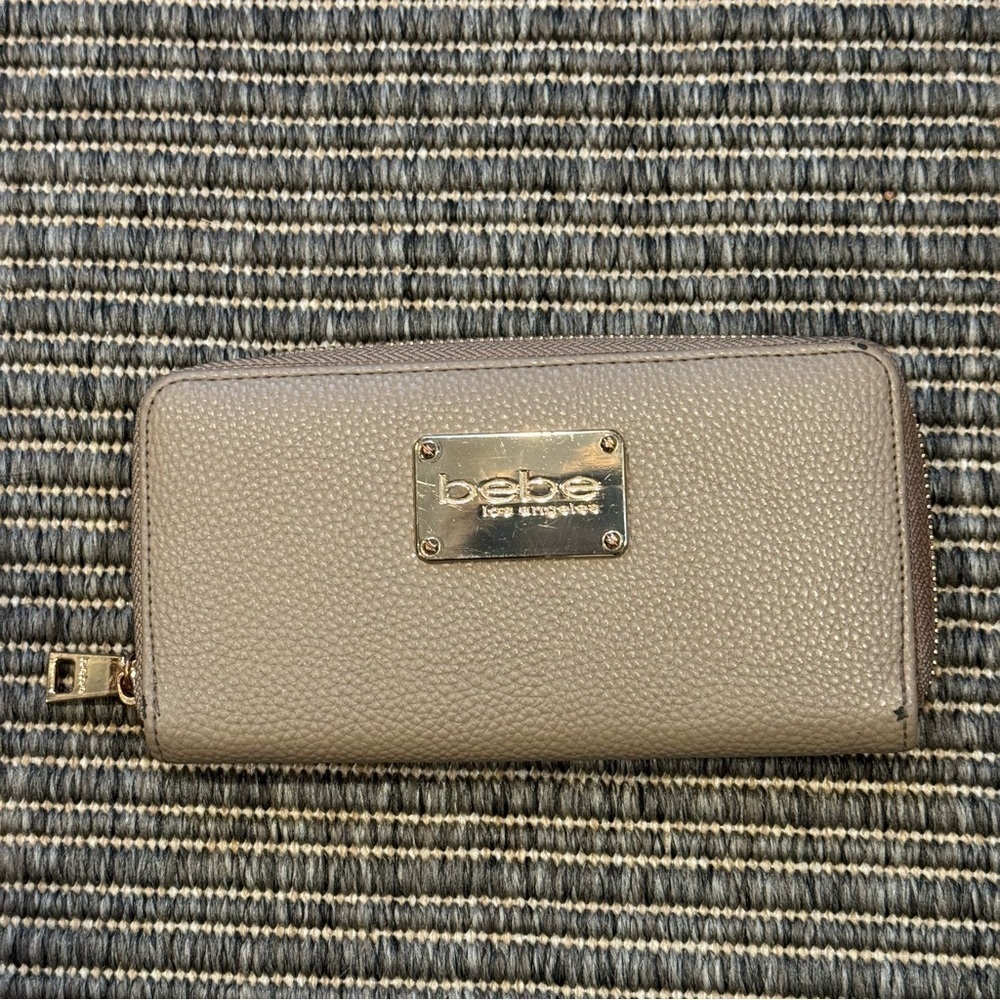 Bebe Gray Wallet for Women